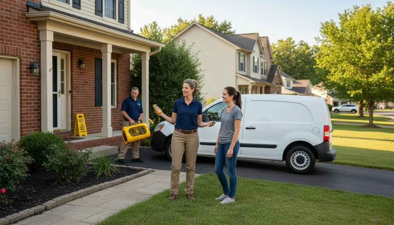 Water restoration image for Mold Remediation in Wellington, OH